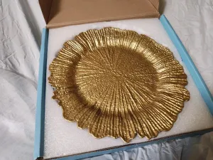 13" Gold Charger Plates