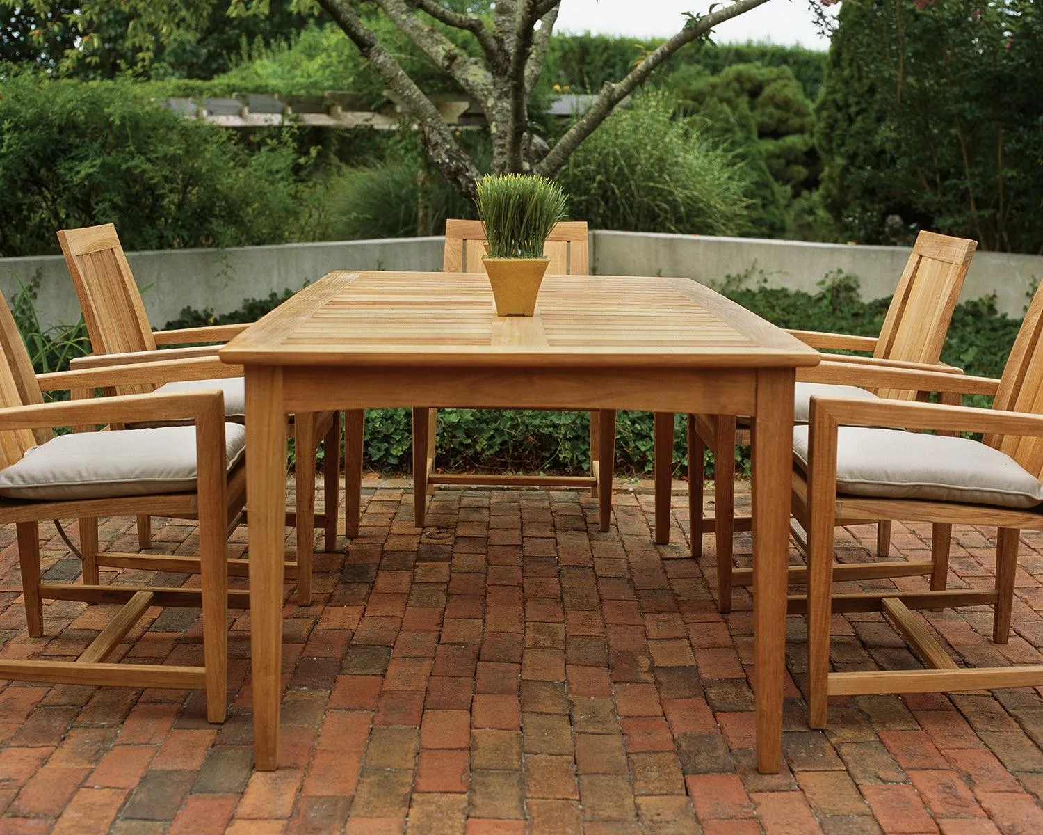 Amalfi Outdoor Rectangular Teak Dining Table