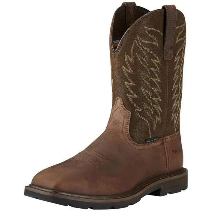 Ariat Men's Groundbreaker 10" Square Steel Toe Western Work Boot - 10021108