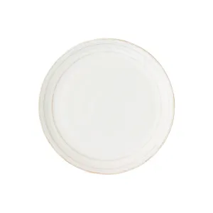 Bilbao Side/Cocktail Plate - Whitewash