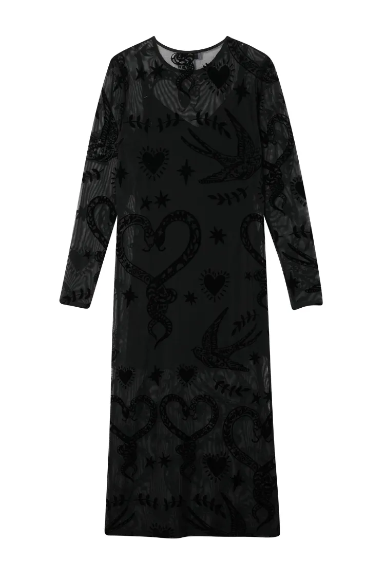 Black Swallow Romance Soho Dress