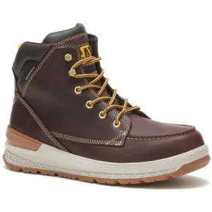 Cat Men's Impact Soft Toe WP Slip Resist Work Boot -Friar Brown- P51076