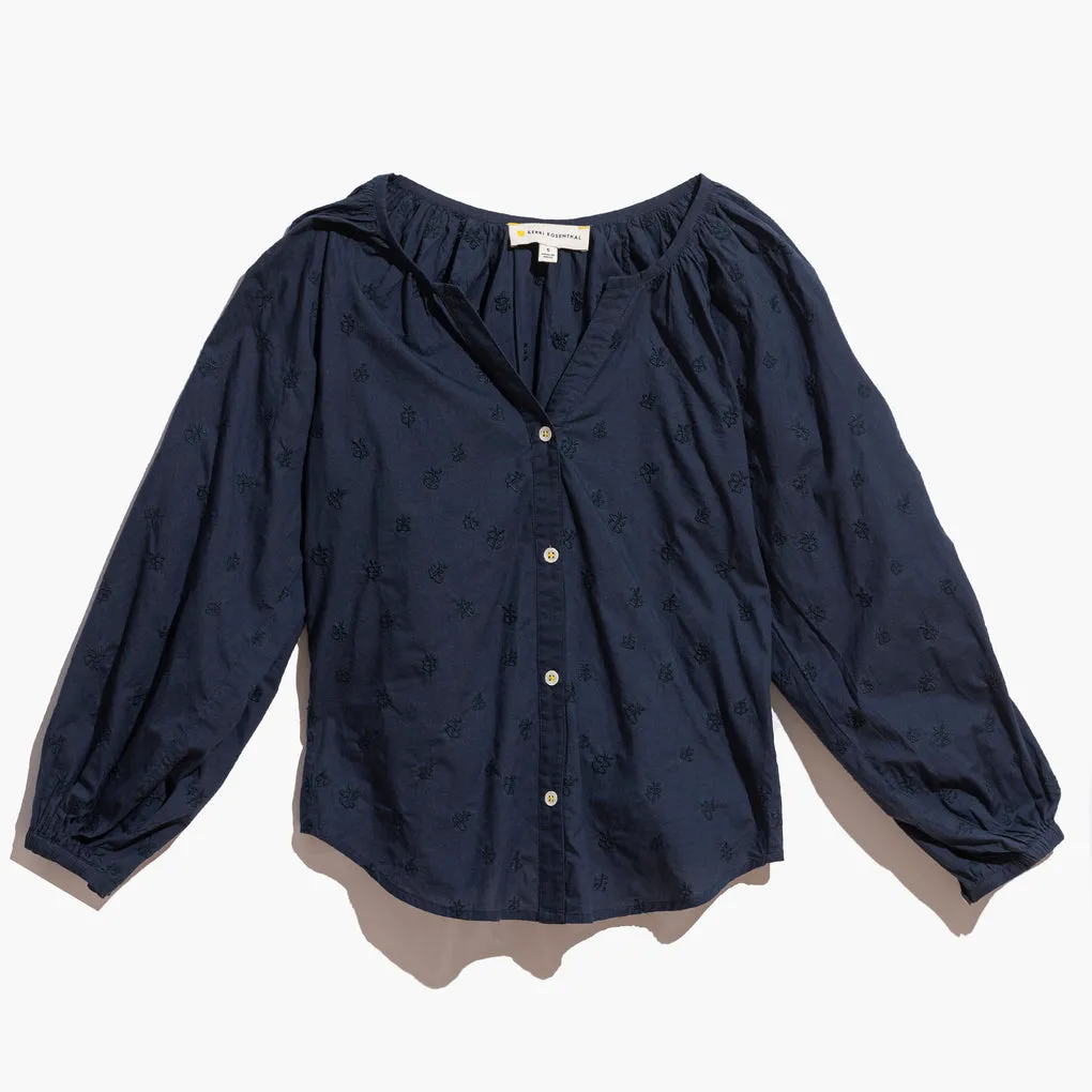 Charlie Blouse ~ Indigo