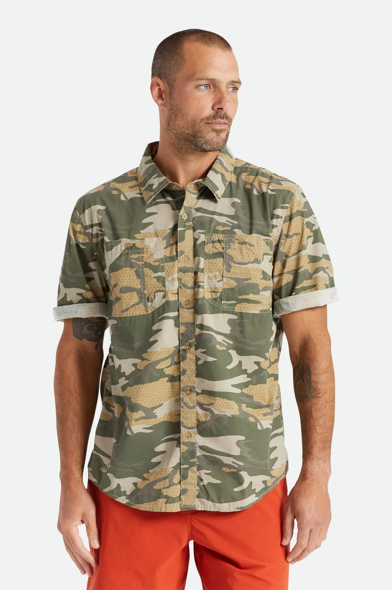 Charter Utility S/S Woven Shirt - Tear Drop Camo