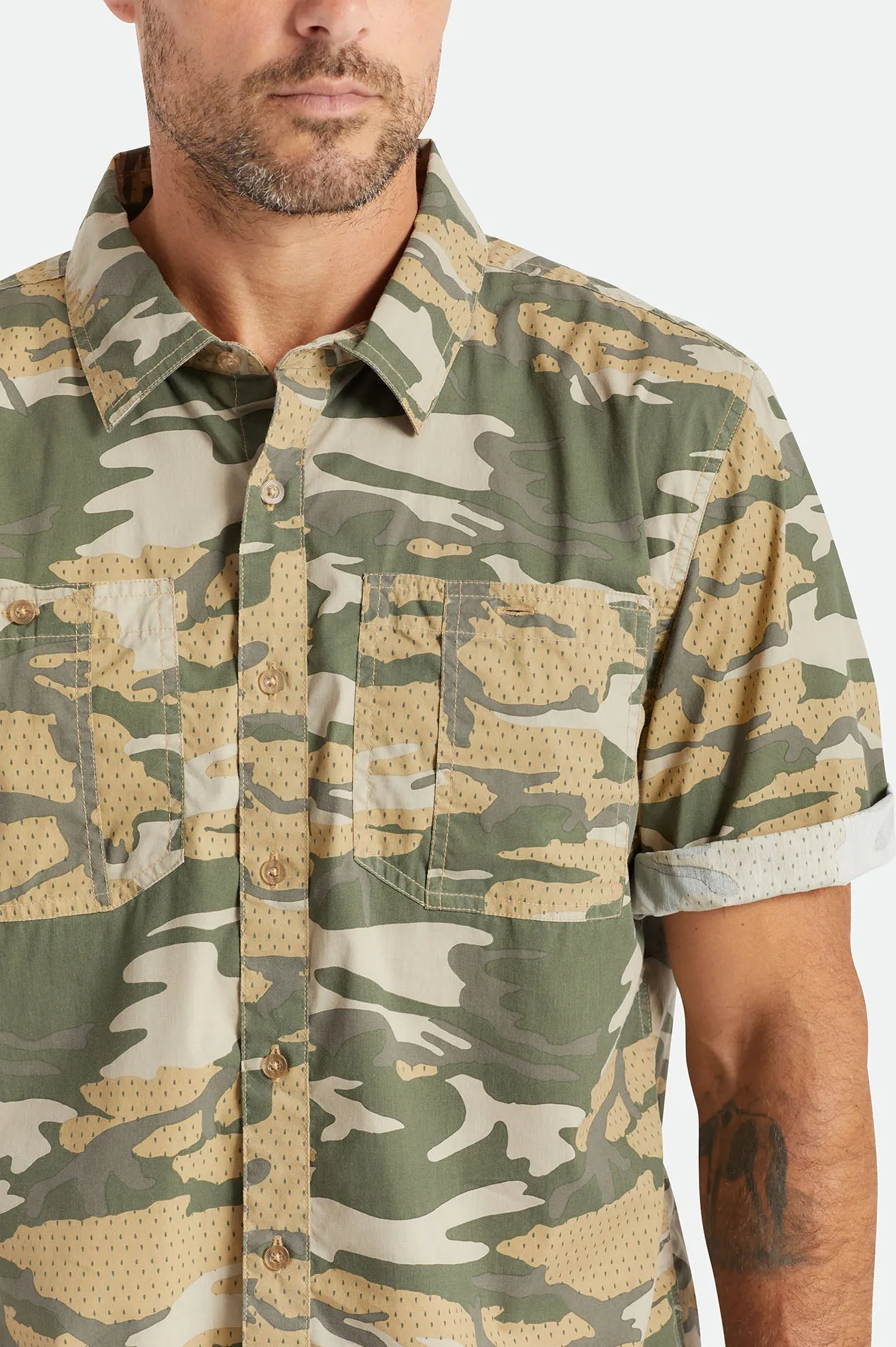 Charter Utility S/S Woven Shirt - Tear Drop Camo