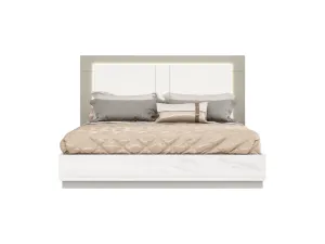 Cole King Size Bed White