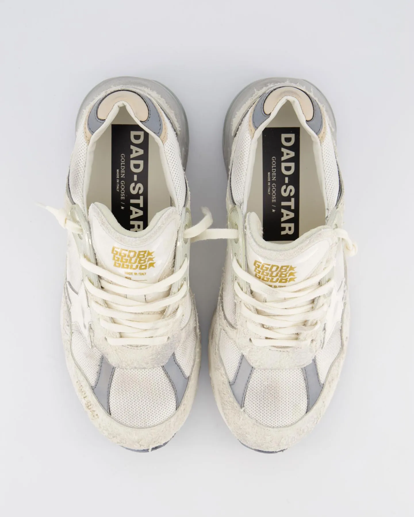 Dames Running Dad Sneaker Wit/Beige