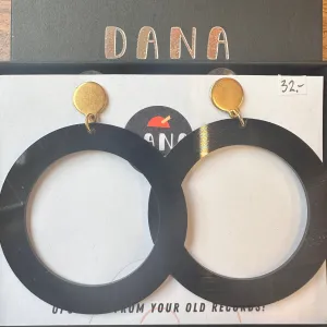 Dana Jewellery Earrings Black Circles