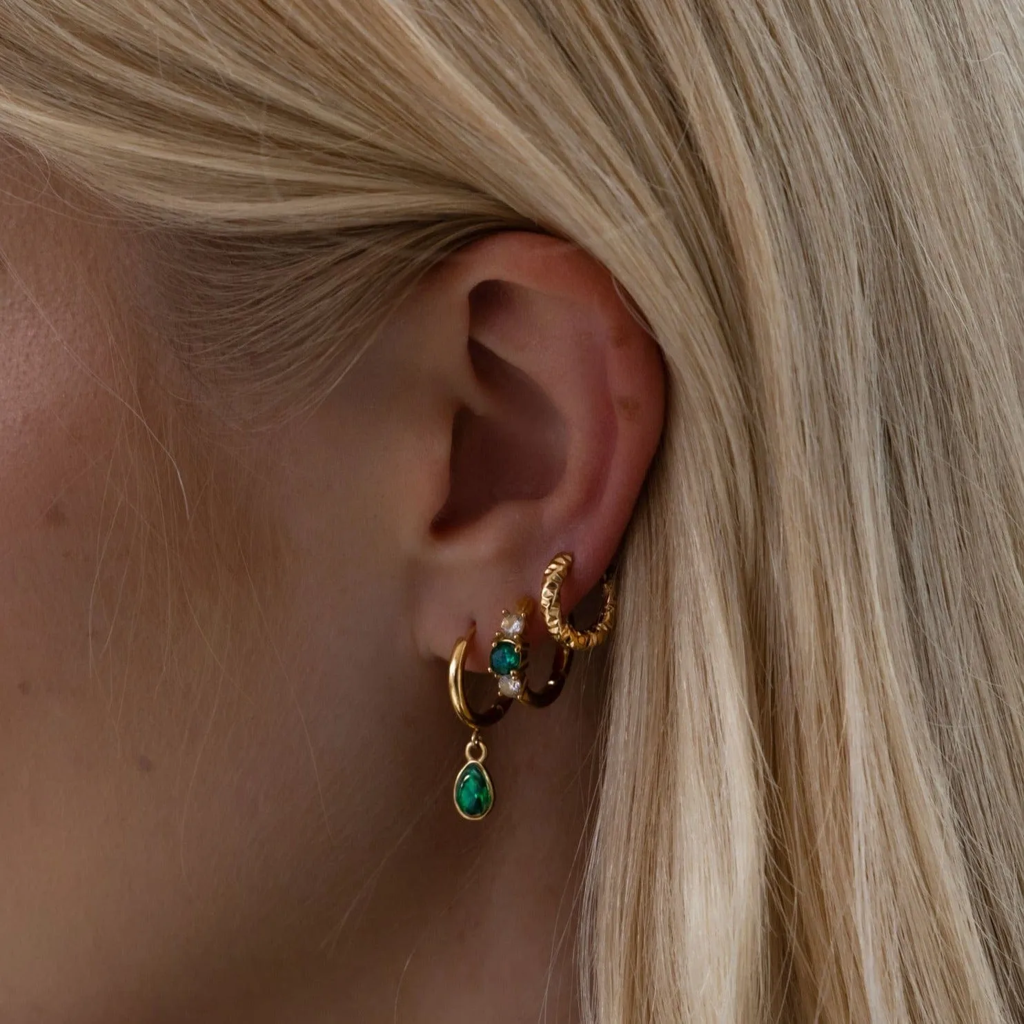 Dew Hoop Earrings