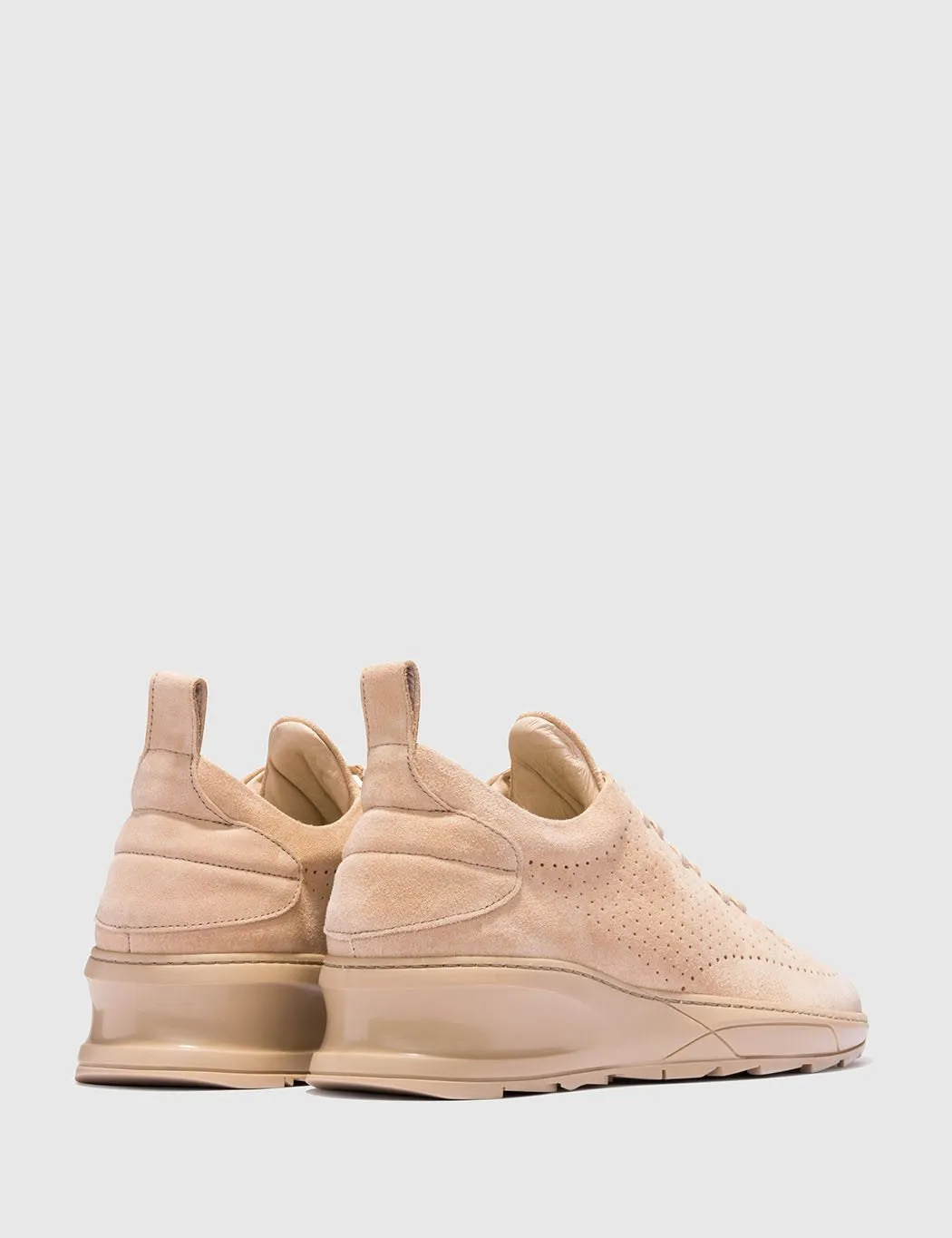 Filling Pieces Steel Runner Perforation - Beige