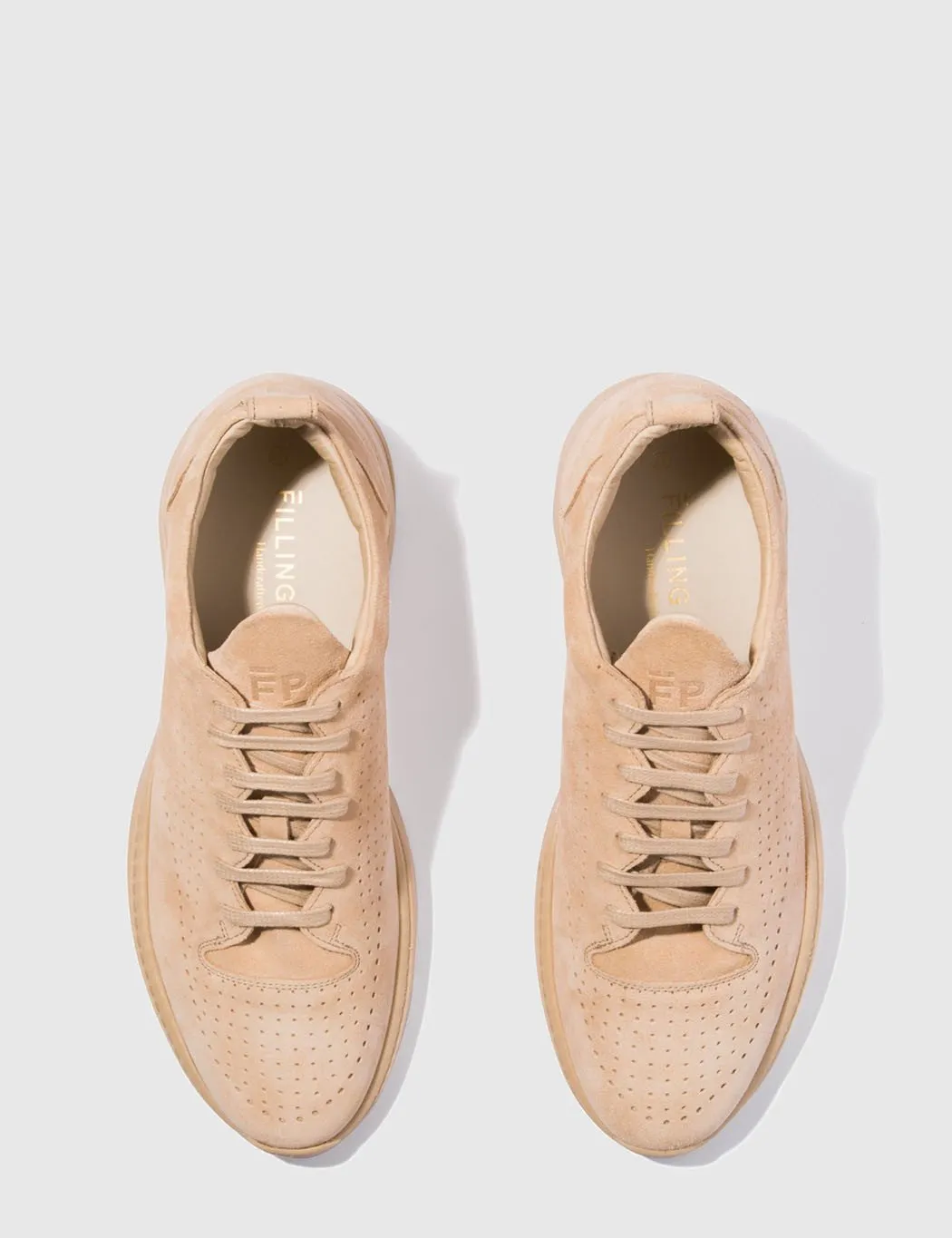 Filling Pieces Steel Runner Perforation - Beige