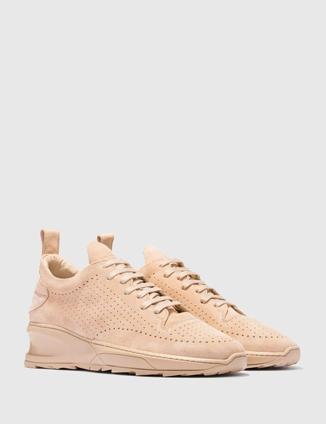 Filling Pieces Steel Runner Perforation - Beige