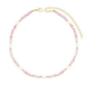 Lila Pearl Choker