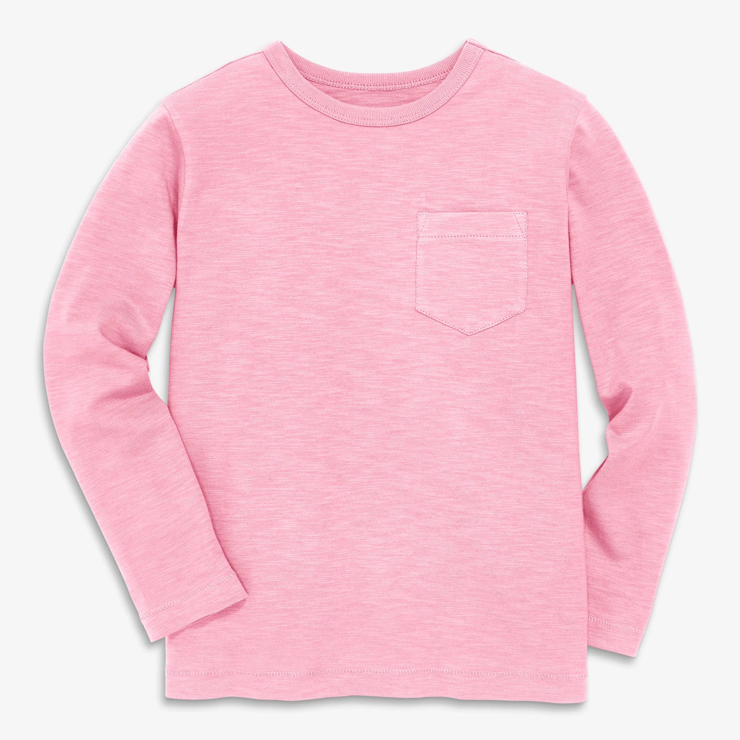 Long sleeve slub pocket tee