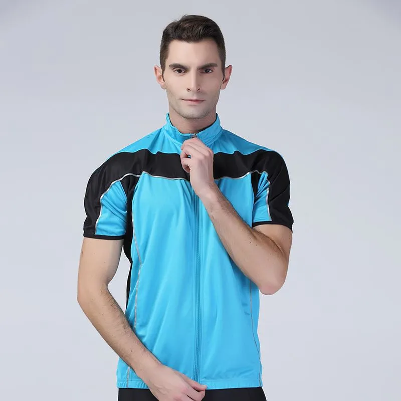 Mens Bike wear full zip top