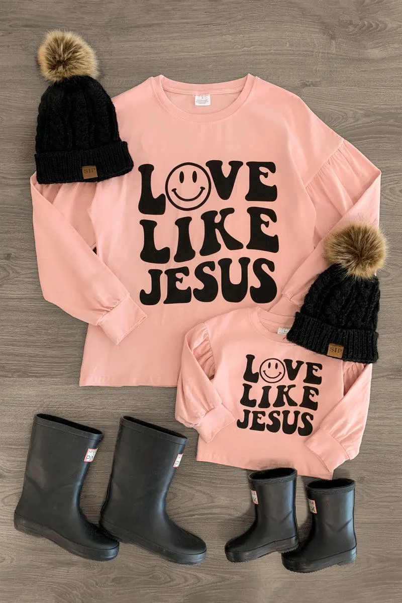 Mom & Me - "Love Like Jesus" Long Sleeve Top