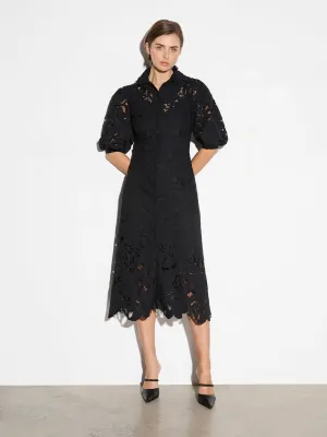 Monte Carlo Shirt Dress - Black (Size 8 Only)