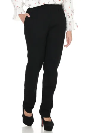 New Pant without Zipper (Thicker Material)- Black