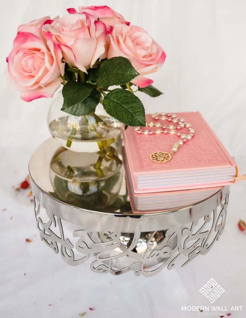 PRE- ORDER Stainless Steel Calligraphy Cake Stand