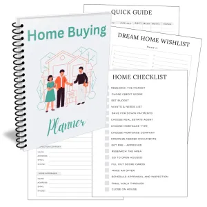 Premium Home Buyer Planner - PLR with Canva Template