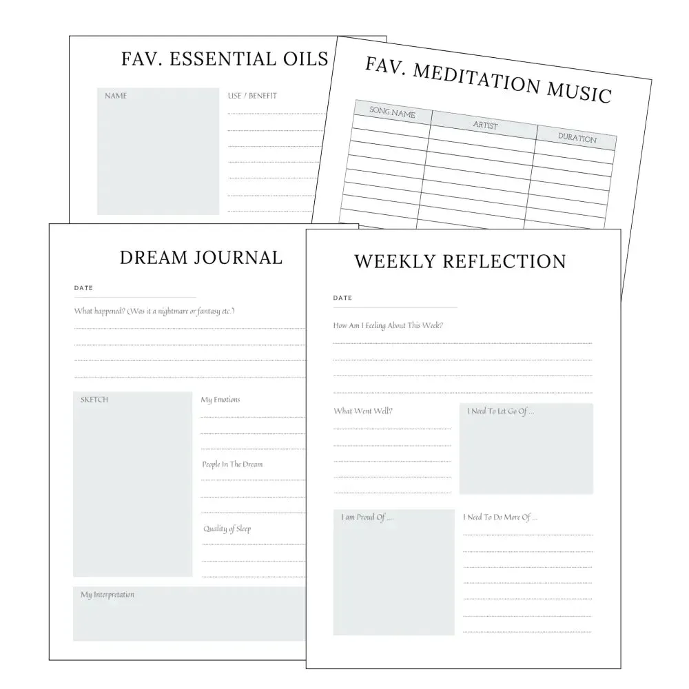 Premium Spirituality & Awakening Planner - PLR with Canva Template