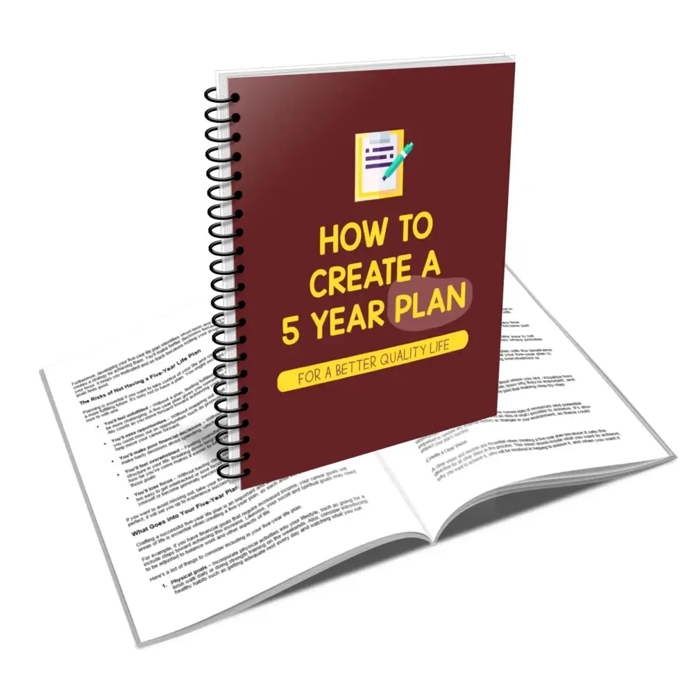 "How to Create a 5 Year Plan" PLR Report