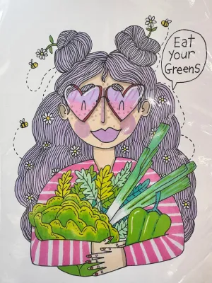 Sarah Cunningham “Eat your Greens“A5