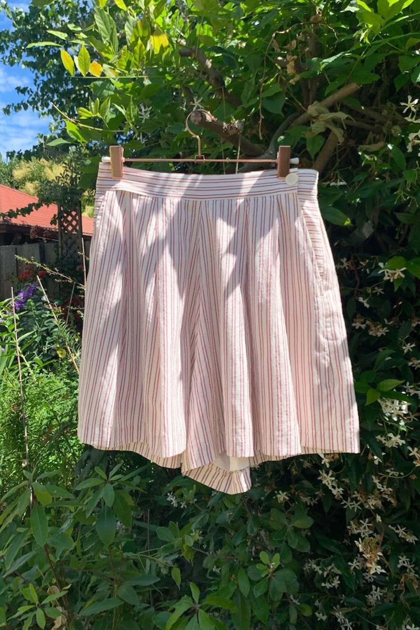 Seek Lola Shorts - Geranium Stripe